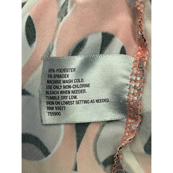 Worthington Shirt Womens 1X Geometric Print Stretch Top Blouse Plus Size - Picture 6 of 6